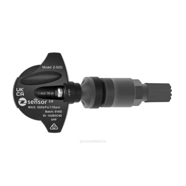 TPMS Sensor Price - D8NN1010 Mazda OE Replacement TPMS Sensor - OE P/N BBM237140B, GN3A37140B Freq 315Mhz Metal Valve Stem - Dark Gray